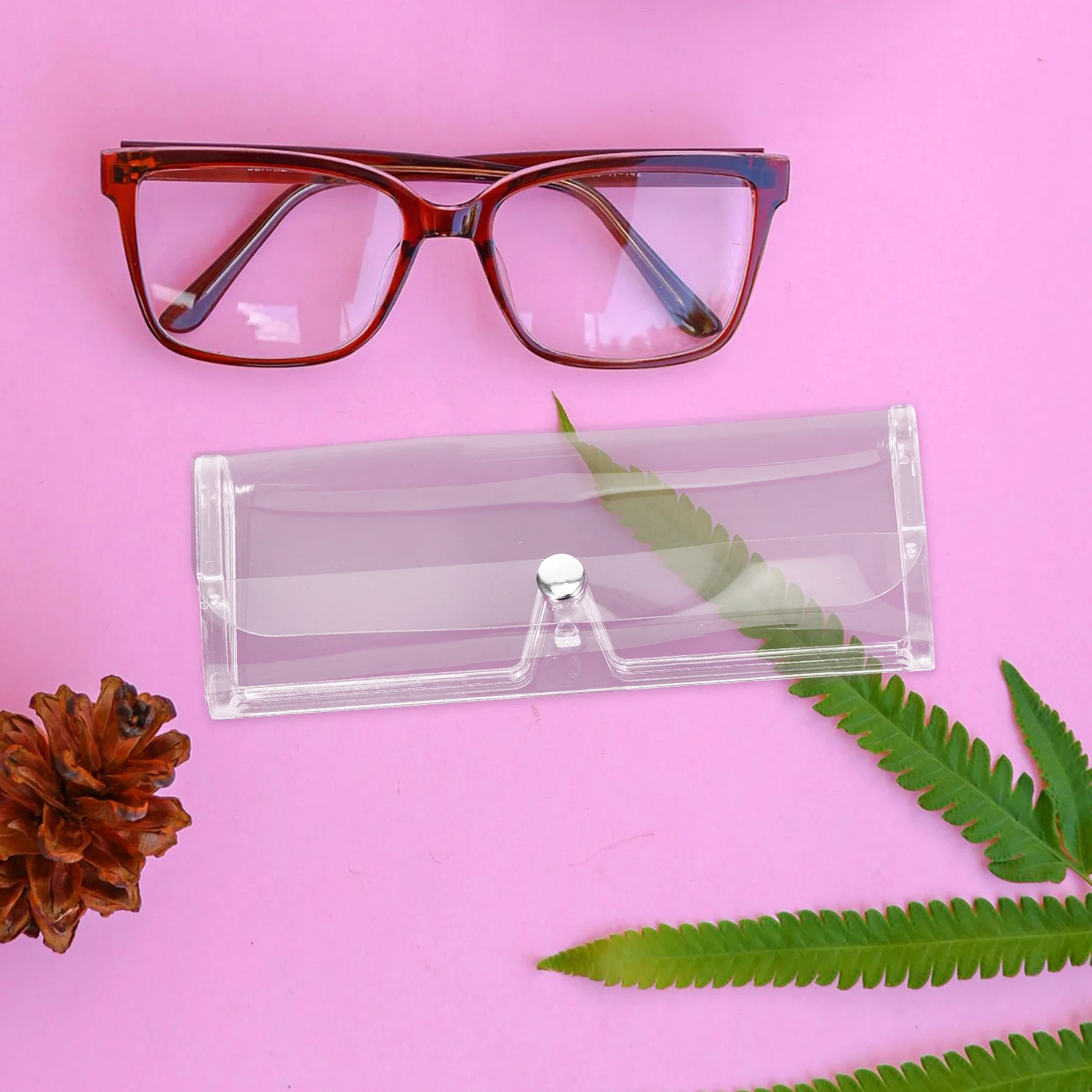 

7Pcs Travel Glasses Case Hard Shell Eyeglass Case for Men Women Uv Protection Stylish Simple Lightweight Accessory Set