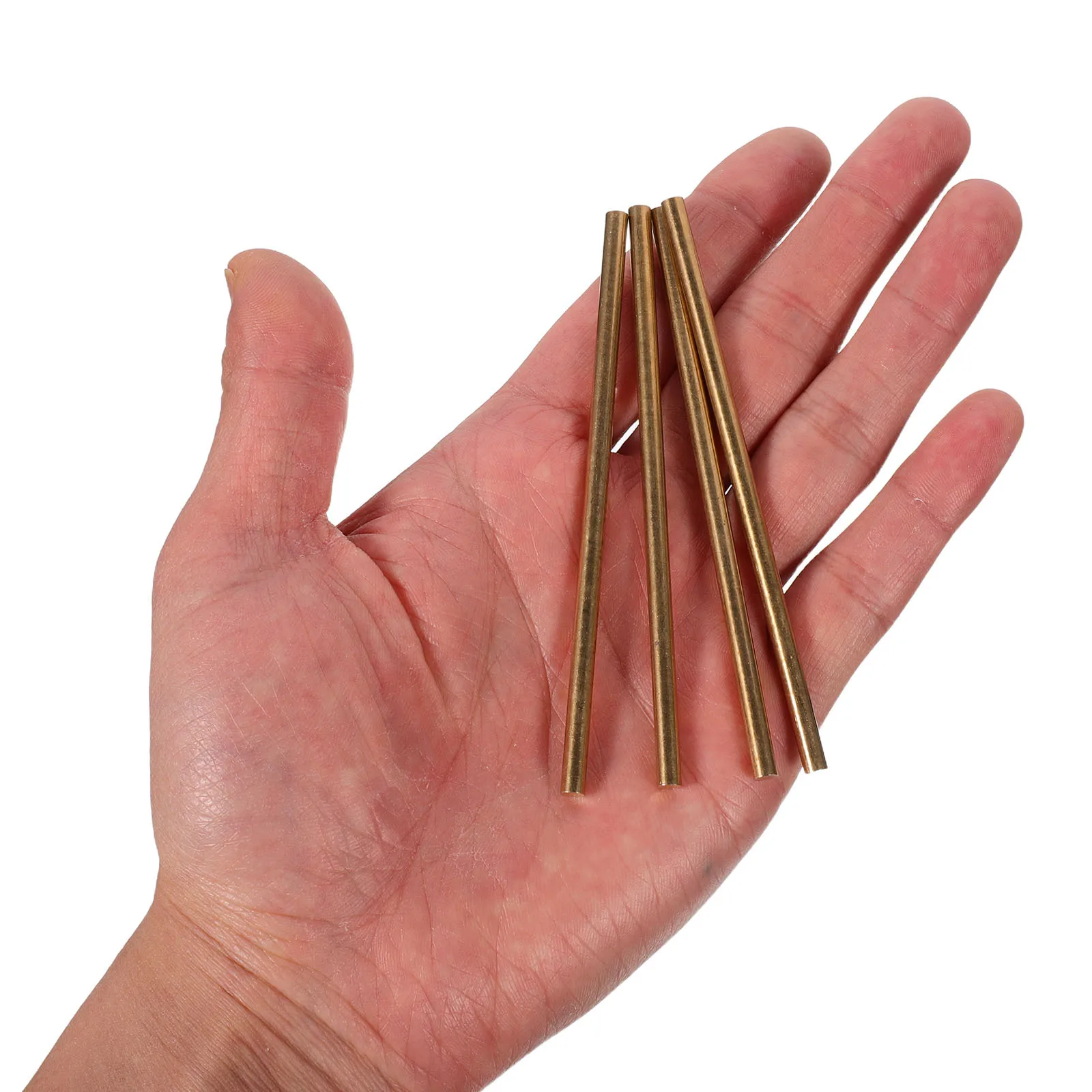 

4Pcs 4mm Copper Rivet Pins for Knife Handle Construction DIY Knifemaking Blade Fasteners Custom Cutlery Repair Peening Rods