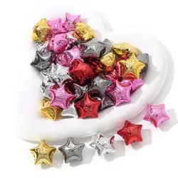 10Pcs Handmade Plastic CCB Beads 25mm Colorful Pentagram Beads For Jewelry Making DIY Necklace Bracelets Earrings Accessories