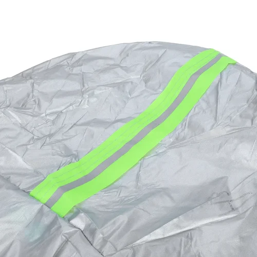 Imagen 2 del producto M/L/XL/XXL cubiertas universales para coche interior exterior a prueba de viento antipolvo UV sol lluvia nieve protección SUV funda completa para coche plata