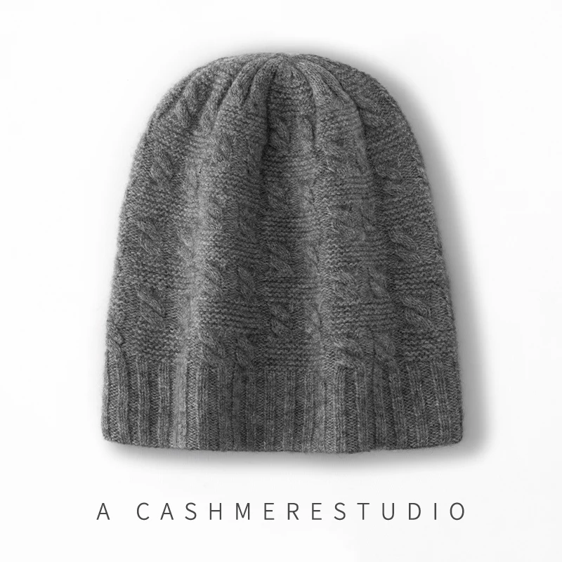 bonnet-en-cachemire-pour-femme-nouvelle-collection-automne-hiver-haut-de-gamme-couleur-unie-tricote-chaud-tendance-epais-torsade-decontracte