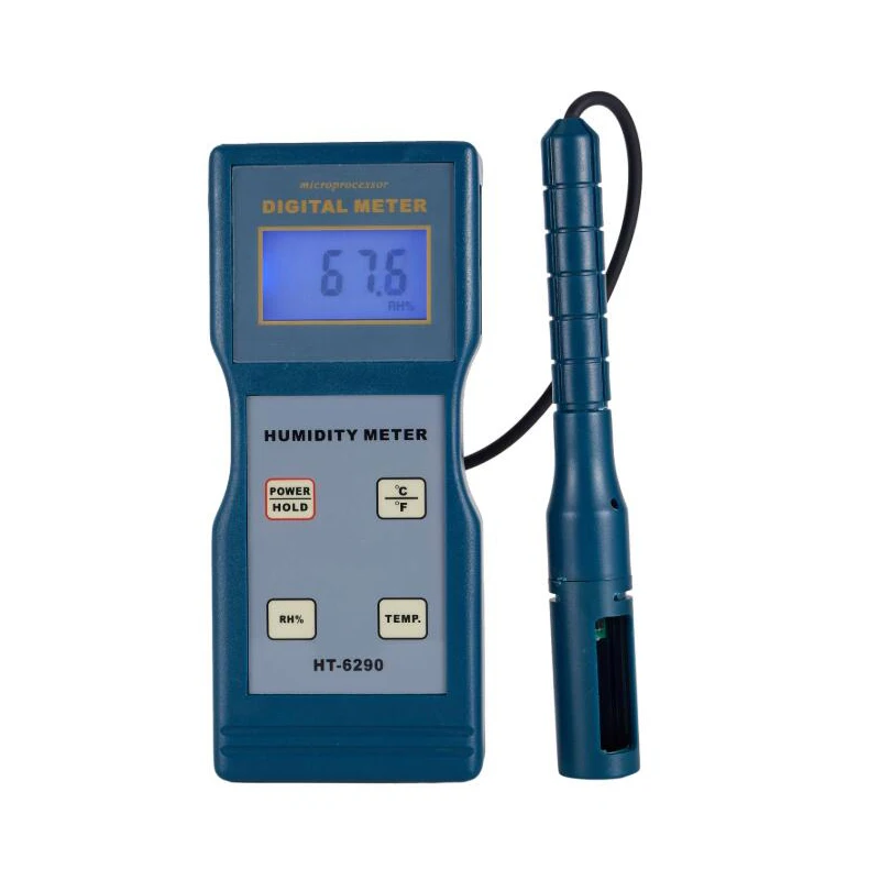 Digital Humidity Meter HT-6290 Wide measuring range Temperature and Humidity Tester Can Memory Last Value,Max,Value,Min Value