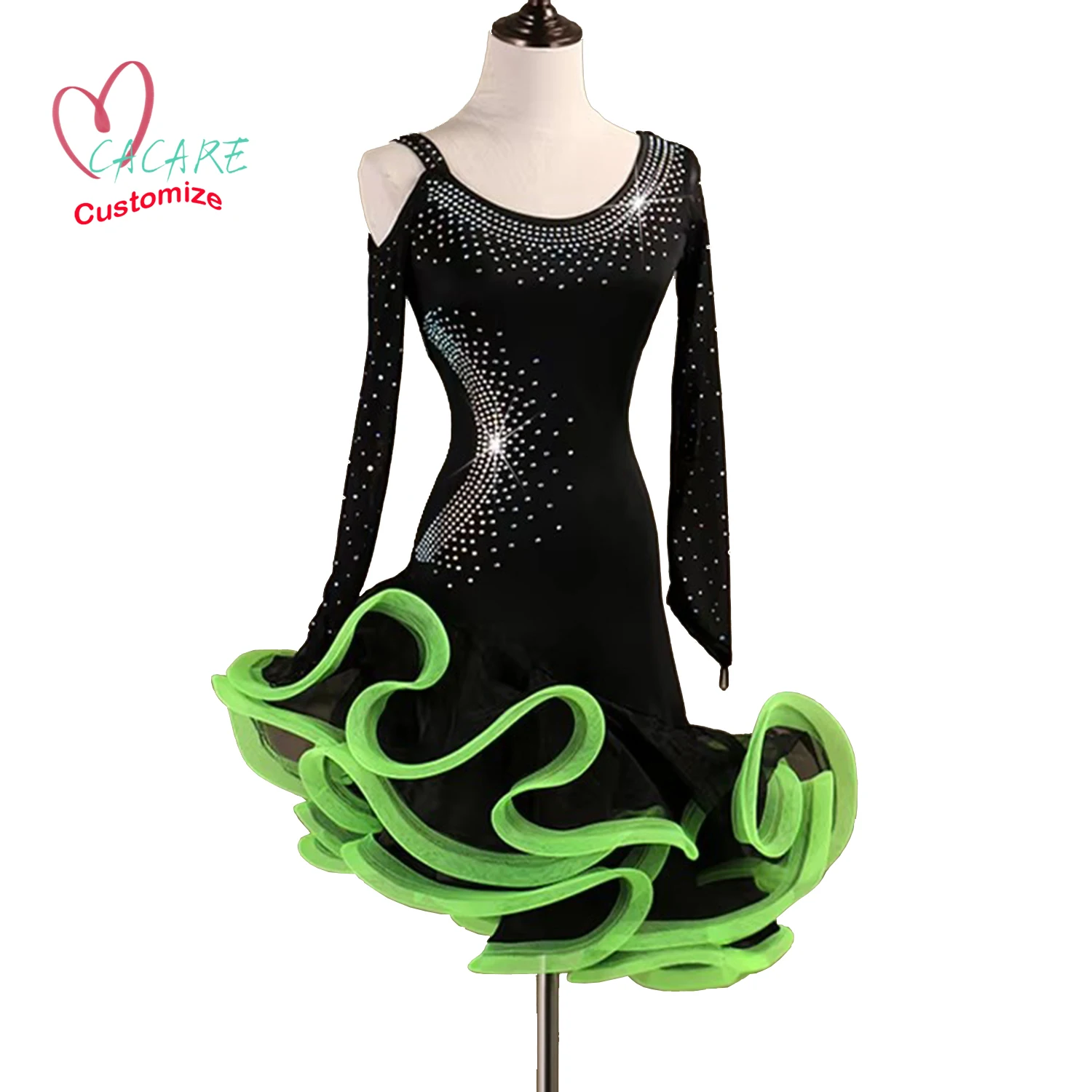 

Party Dress Dance Wear Latin Dance Dress Clothing Women Suit Competition Costumes Adult Modern Dance Samba 0440 Customize