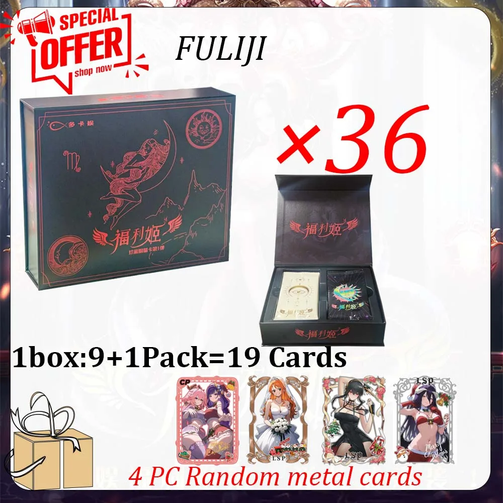 Wholesale Special Offer Fuliji Booster Box Waifu cards Goddess Story Collection Cards Bikini Feast Child Kids Doujin Toy