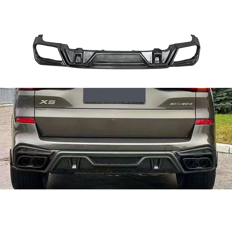 

For BMW X5 G05 Carbon Fiber LD Model Rear Lip Modified Diffuser Rear Surround Auto Parts Body Kit
