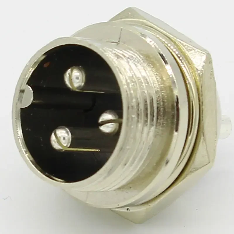 1set GX16 3 Pin Male & Female Diameter 16mm Wire Panel Connector L71 GX16 Circular Connector Aviation Socket Plug Free Shipping