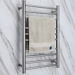 Electric Towel Rack 304 Stainless Steel 45°C Smart Constant Temperature Heating Towel Rail  110V/220V Towel Warmer 780*500*120mm