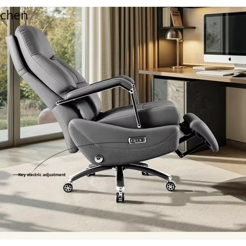 

office business chair reclining chair leather electric high-end ventilated office chair