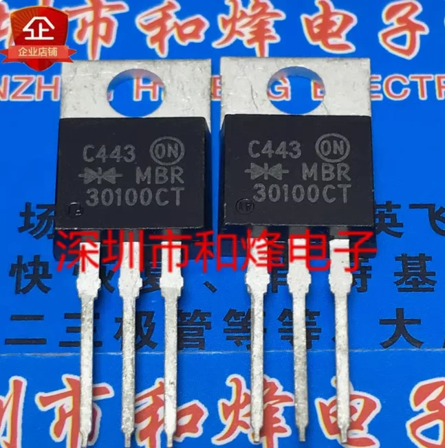 5PCS-10PCS-20PCS-30PCS MBR30100CT warehouse imported stock TO-220 100V 30A