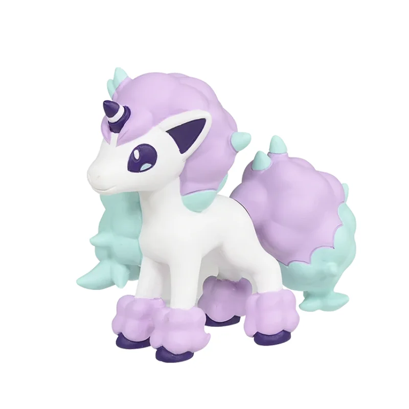 Original TOMY Pokemon Figuren MS-42 Kawaii Galar Region Ponyta Modell 5cm PVC Anime Spielzeug Kind Geschenke