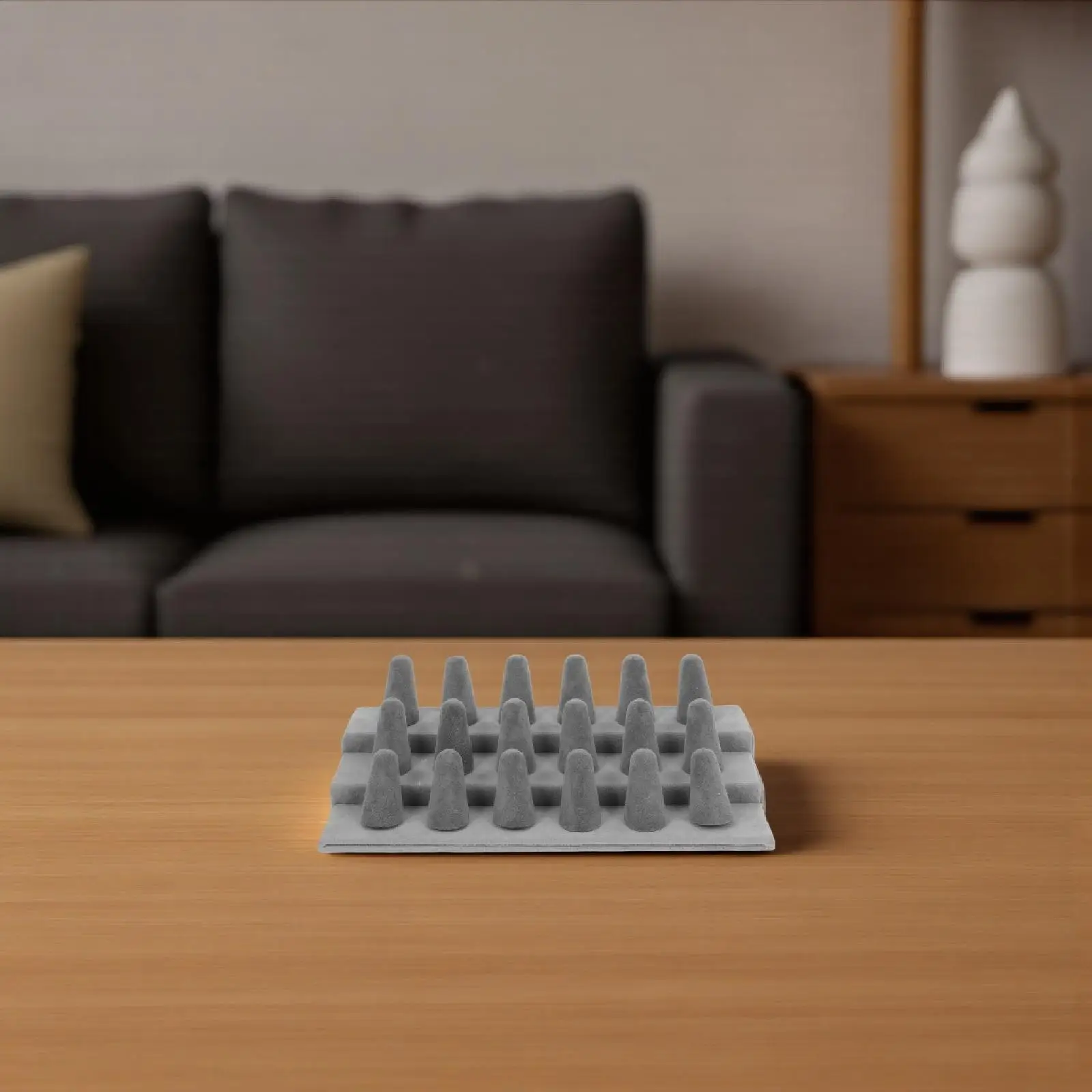 18 Ring Organizer 3 Tier Jewelry Storage Display Box Counter Showcase Home Retail Jewelry Box for Rings Jewellery Stand