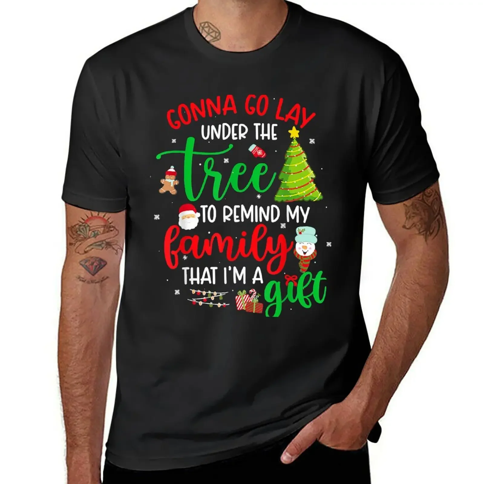 Gonna Go Lay Under Tree To Remind My Family That I'm A Funny T-Shirt oversized graphic tee shirts men