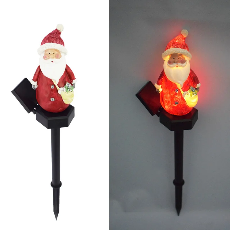 

LED Christmas Decoration Solar Lights Resin Snowman/Santa Claus Outdoor IP55 Garden Modern Courtyard Landscape Atmosphere Lamps