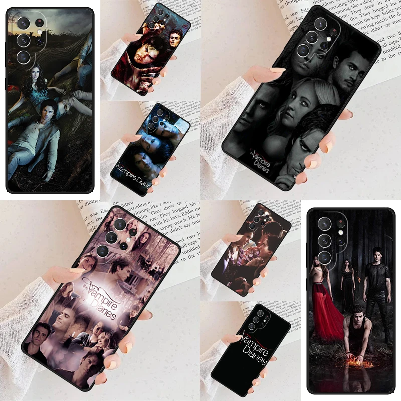 The Vampire Diaries salvatore brothers Phone Case For Samsung Galaxy S24 S23 S22 S21 Ultra S10 Note 10 Pro S20 Plus FE S9 Cover