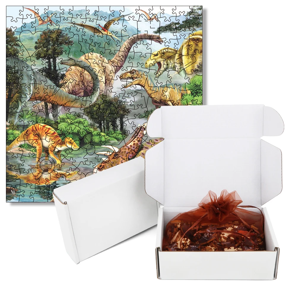 Houten Mysterie Dinosaurus Vallei Puzzel Festival Geschenken Speelgoed Voor Volwassenen Hout Puzzels Vakantie Puzzel Puzzel Speelgoed Voor Kinderen