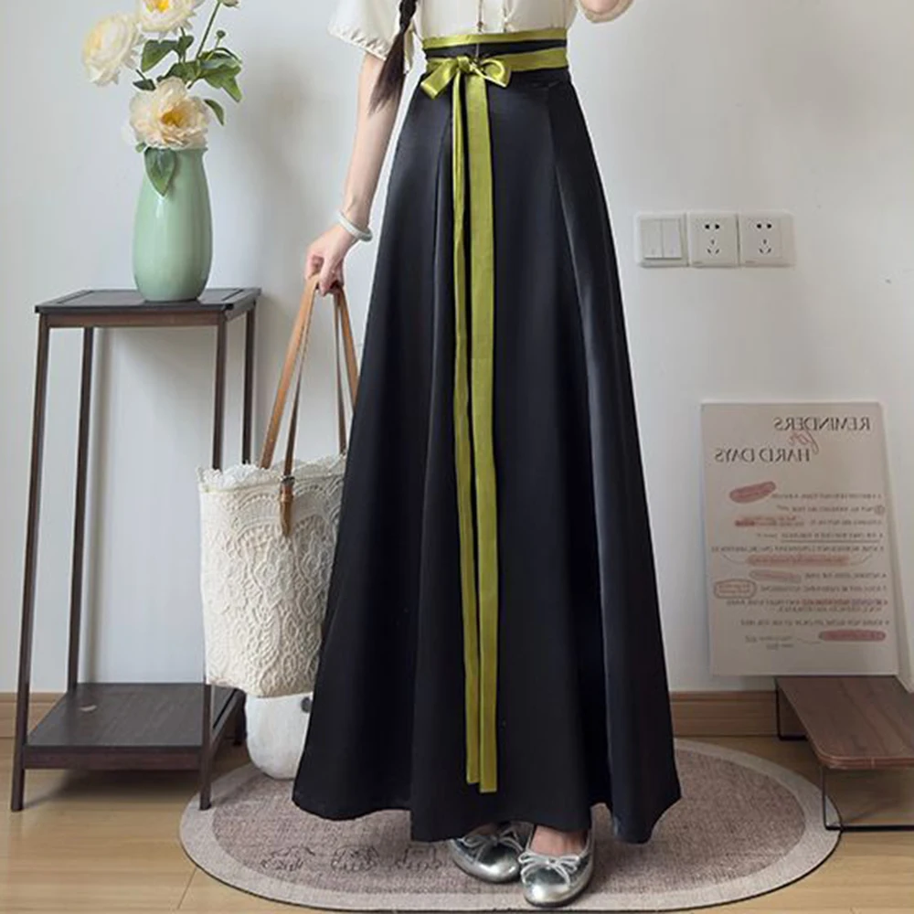 Tang  half-arm improved eight-broken skirt daily commuting national style suit spring and summer women