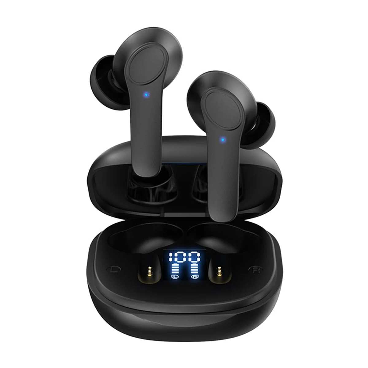 B11 Smart Voice Translation Headset Bluetooth Wireless Supports 144 Languages Real-Time Translation Black