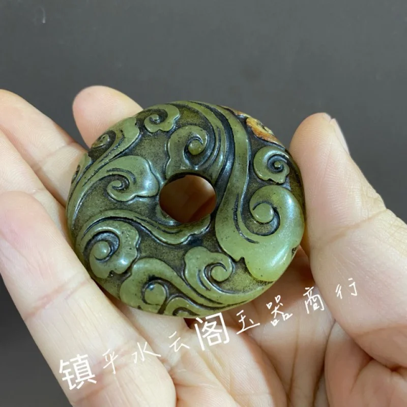 

Ancient Jade Old Jade Antique Imitation Ancient Jade, Ming and Qing Dynasties and Han Dynasty Xiuyan Jade Distressed Jade Pendan