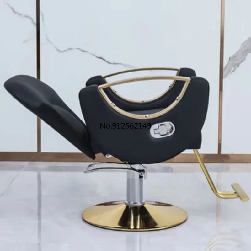 Mobile Chair Professional Barber Hairdressing Salon Beauty Stylist Stool Hydraulic Reclining Adjustable Height Luxury Furniture