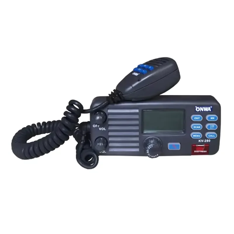 KV-280 ONWA VHF DSC Marine Transceiver/Marine Two-way VHF Radio/boat Use Walkie Talkie