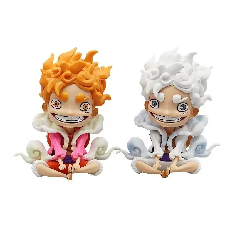 Anime figure One Piece chibi figure Nika Sun God Luffy figure big-headed One Piece car ornament gift for friends