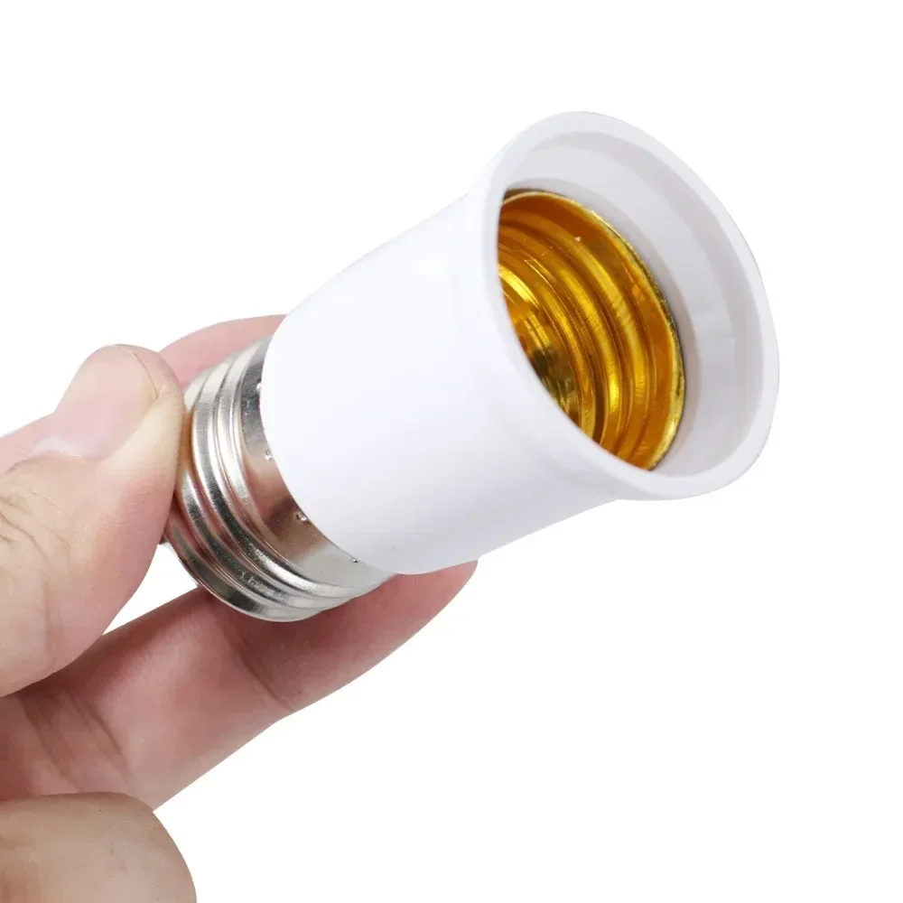 95mm 65mm E27 To E27 Extender Light Bulb Screw Socket Lamp Holder Adapter Converter E27 Lamp Holder for LED Bulb Lamp