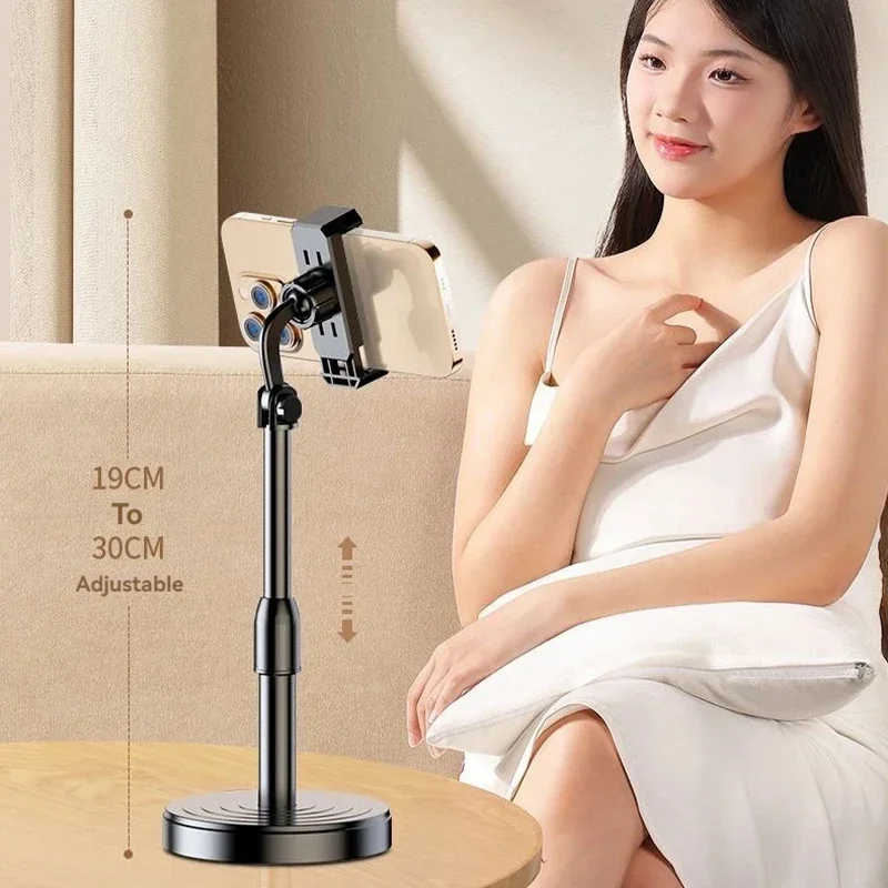 ใหม่เดสก์ท็อปขาตั้งกล้องสําหรับโทรศัพท์สมาร์ทโฟน Iphone พร้อมที่วางโทรศัพท์ขาตั้ง Tripe สําหรับโทรศัพท์มือถือขาตั้งขาตั้งตาราง