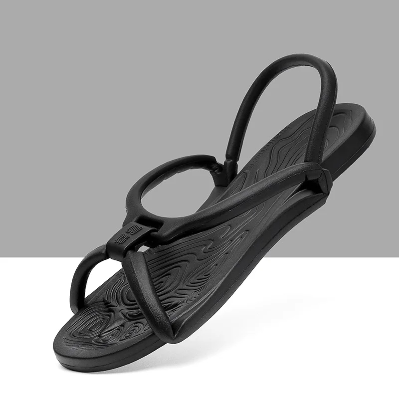 

Складные портативные пляжные сандалии для путешествий и отелей, универсальные (для мужчин и женщин), можно носить двумя способами