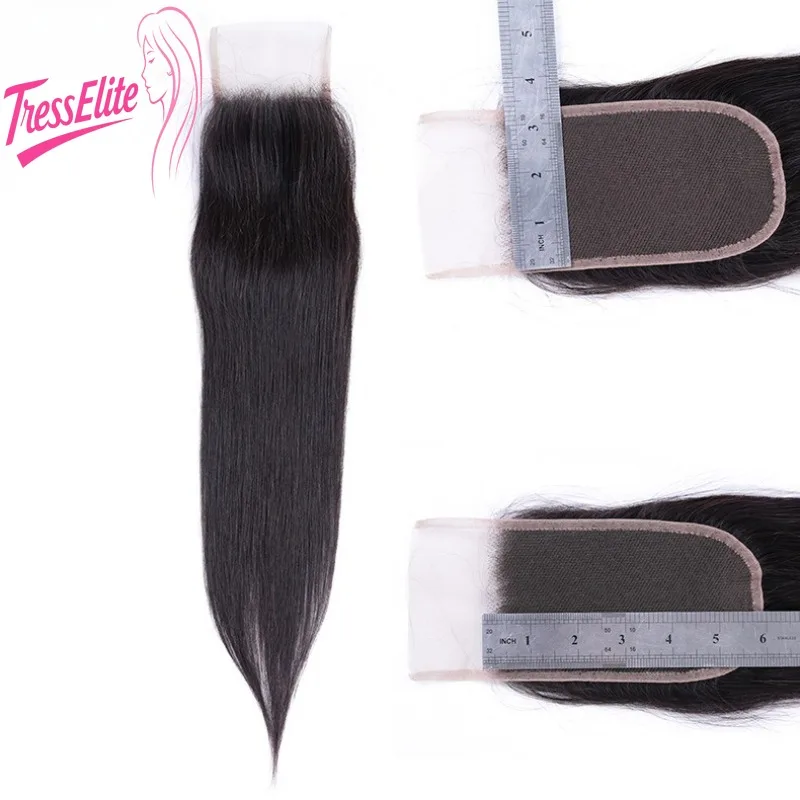 

High Quality 3×6 Lace Closure Straight Natural Color 16 Inch Human Hair Lace Closure Brazilian Virgin Remy Full Hand Weaving