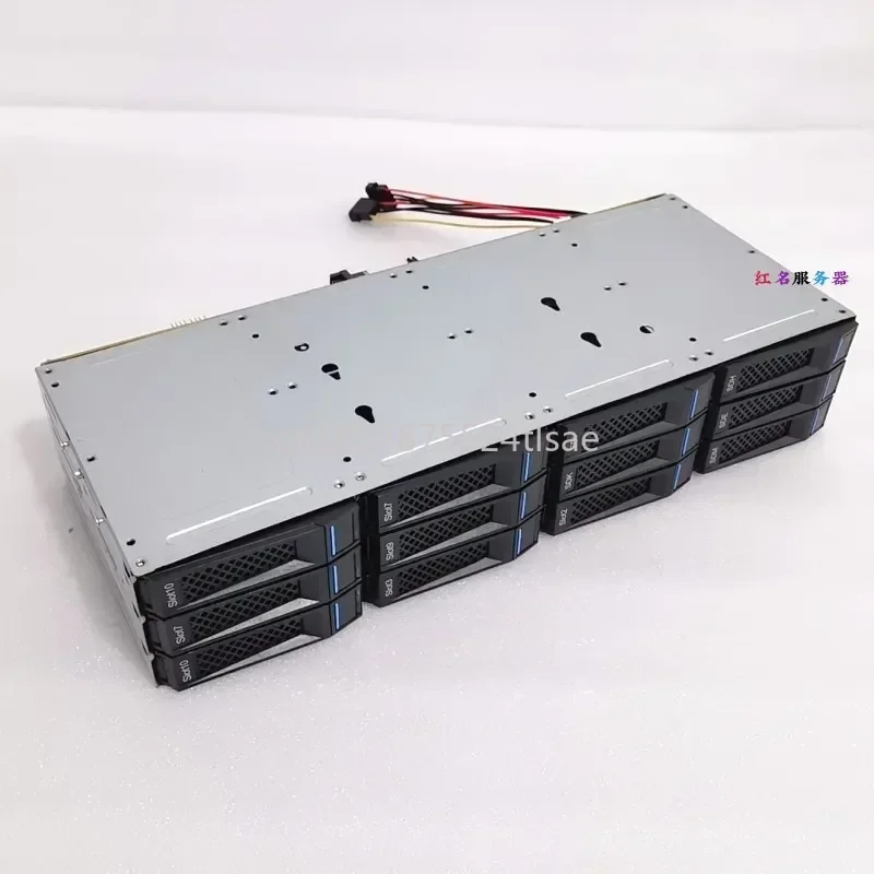Disassembly 12-Disk 3.5-Inch Hard Disk Cage Hot Plug 8643 Interface D-Type 4-3ping Power Supply Sas/Sata Chia