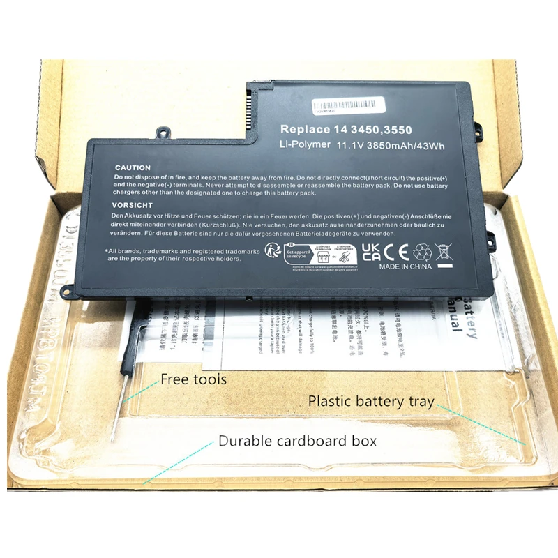 新しい 0PD19 バッテリー Inspiron 14-5448 15-5547 15-5548 5443 5447 5448 N5447 5442 5445 5542 緯度 14 3450 15 3550