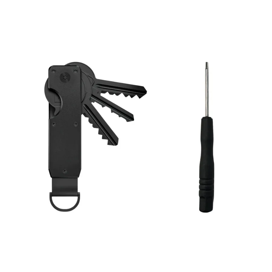 

Key Organizer Compact Holder Metal Key Chain Minimalist key case holder for keychain Secures 2-6 Keys