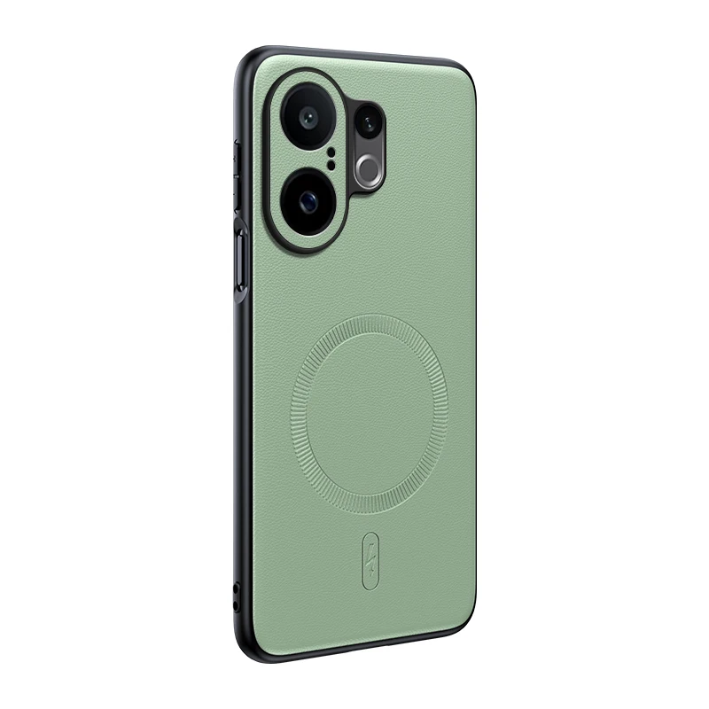 Für VIVO S30 Pro Mini: Magnetische Schutzhülle aus Leder, Anti-Fingerabdruck, rutschfest, aus PC+TPU. – Detail 3