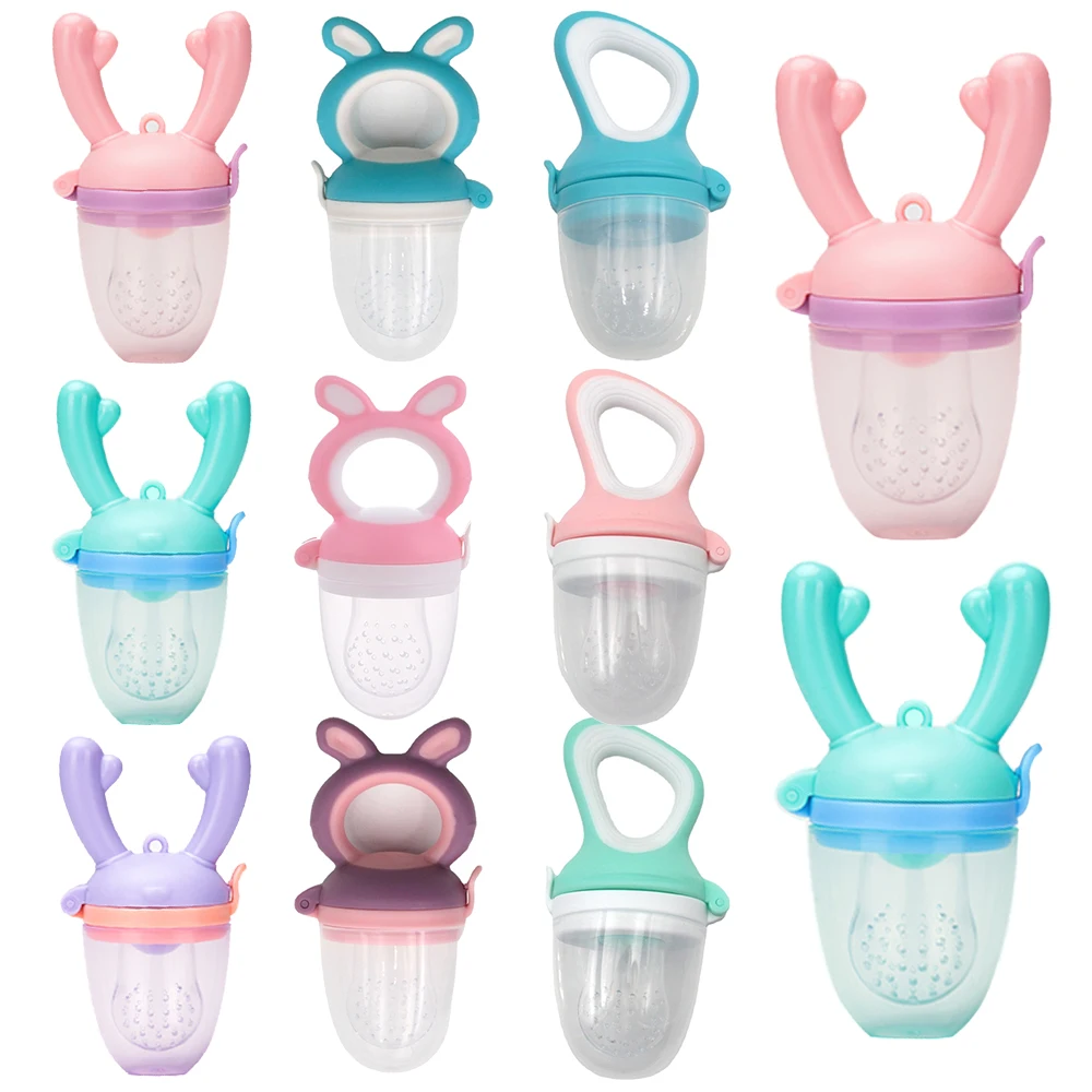 Baby Nipple Fresh Food Nibbler Baby Pacifiers Feeder Kids Fruit Feeder Feeding Nipples Baby Supplies Nipple Teat Pacifier Bottle