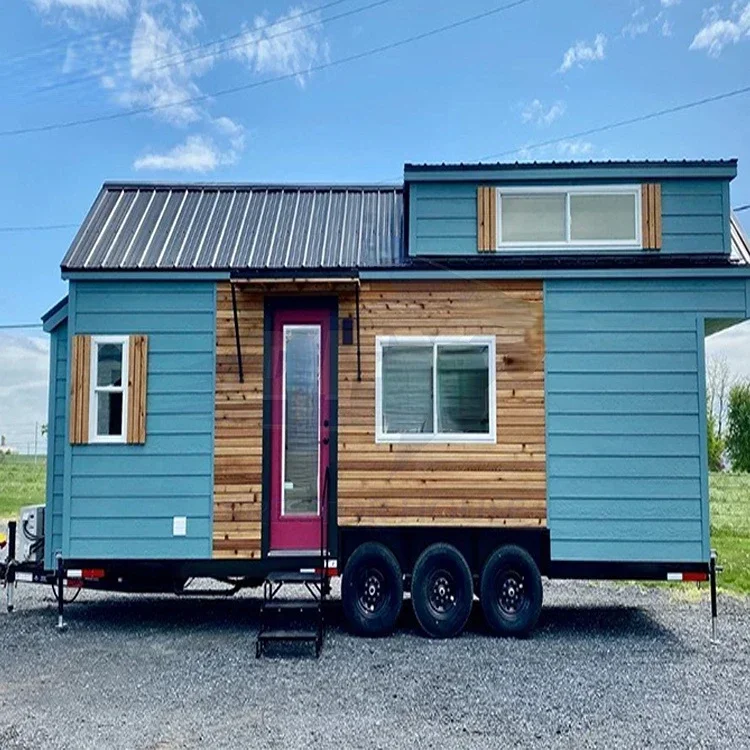 Hot salesHot salesportable tiny house on wheels 2 bedroom with bathroom tub and shower