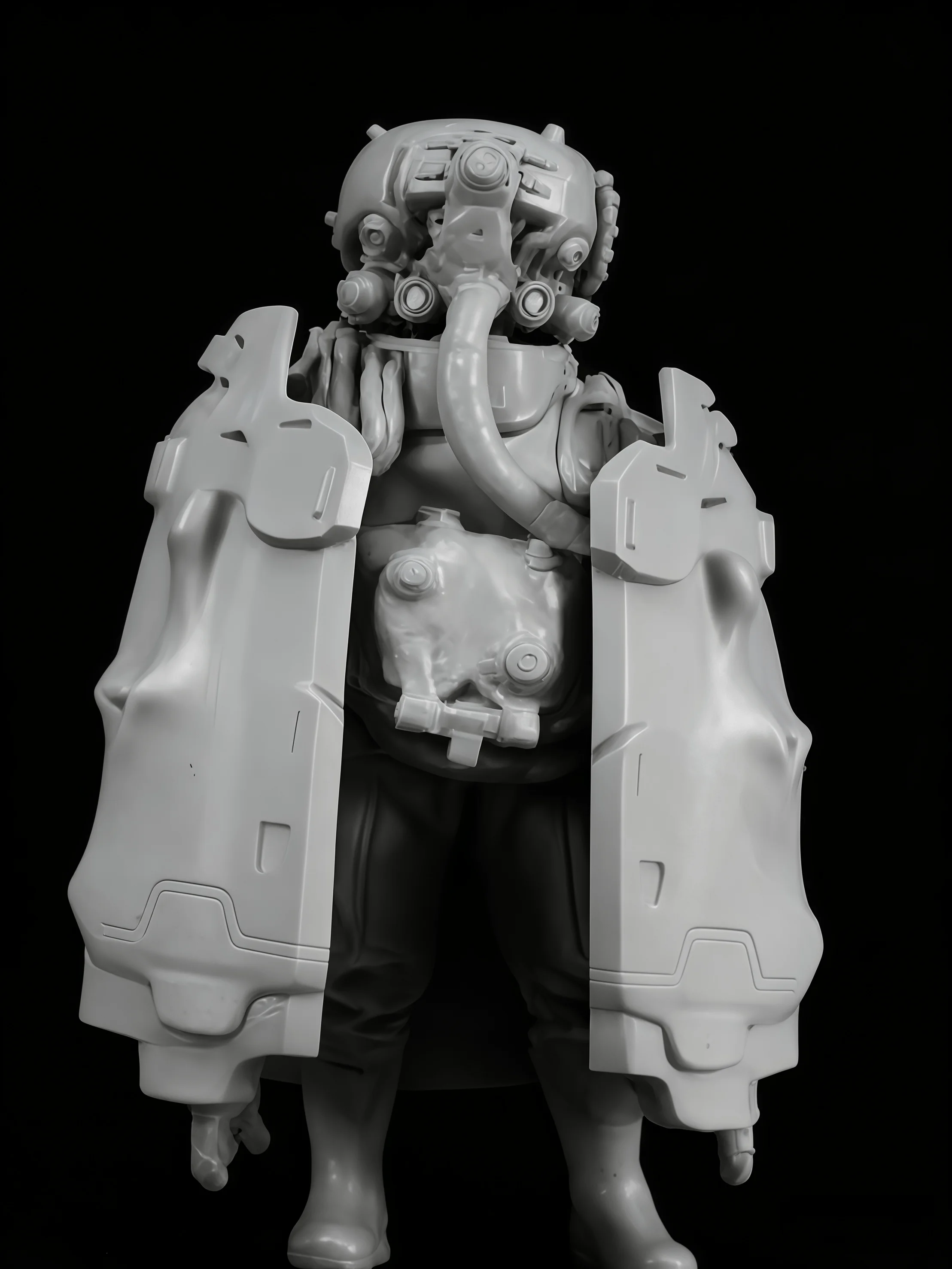 

1/16 (120mm) Cast Resin Model, Sci-fi Character Biochemical Infantry Leader, Unpainted