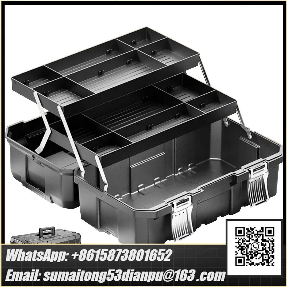 Multi-Layer Folding Tool Box Electrician Tool Organizer Multifunctional Tool Box Home Hardware Accessories Portable Storage Box