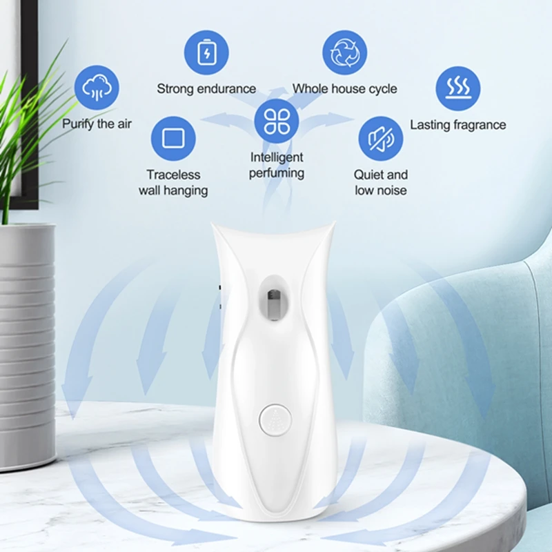 Automatic Air Freshener Dispenser Bathroom Timed Air Freshener Spray Wall Mounted, Automatic Scent Dispenser For Home