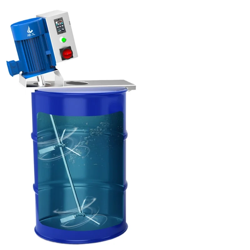 CX frequency conversion speed regulation small opening oil drum stainless steel electric mixer integration