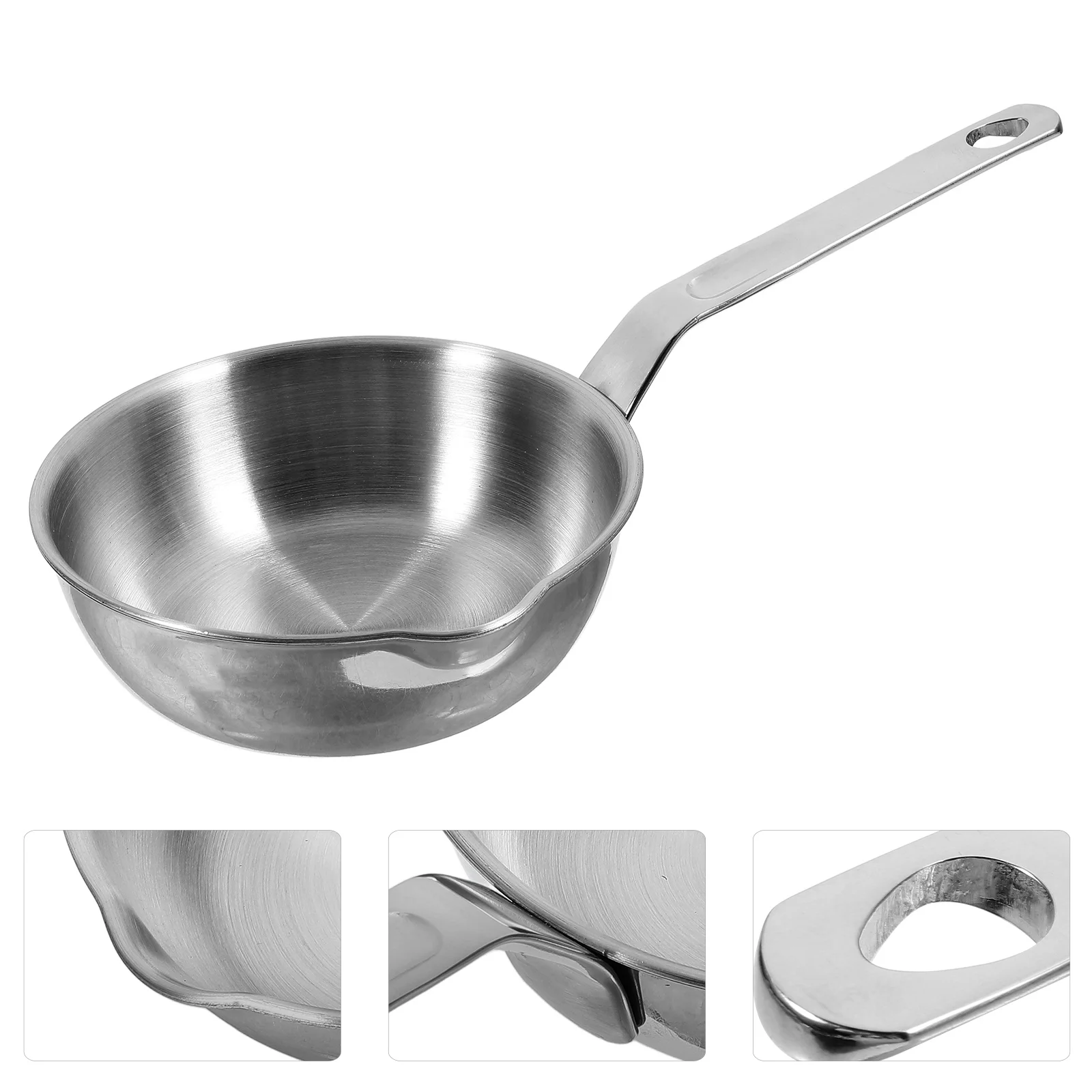 

Nonstick Stainless Steel Frying Pan 316 Material Versatile Cooking Flat Bottom Design for Perfect Meals Pancakes Eggs Steaks
