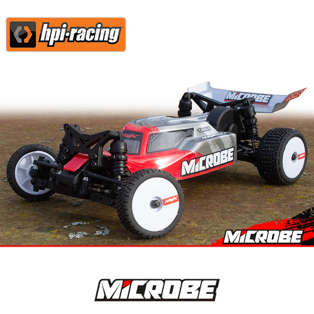 Hpi maverick microbe 2wd escovado rc off-road buggy 1/24 modelo de carro de controle remoto elétrico rtr adultos crianças brinquedos