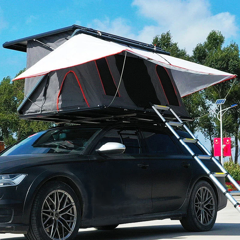 

New Hard Shell Aluminum Alloy Rooftop Tent for Car SUV Pickup Vehicle Portable Roof Mounted Travel Tents Quick Open