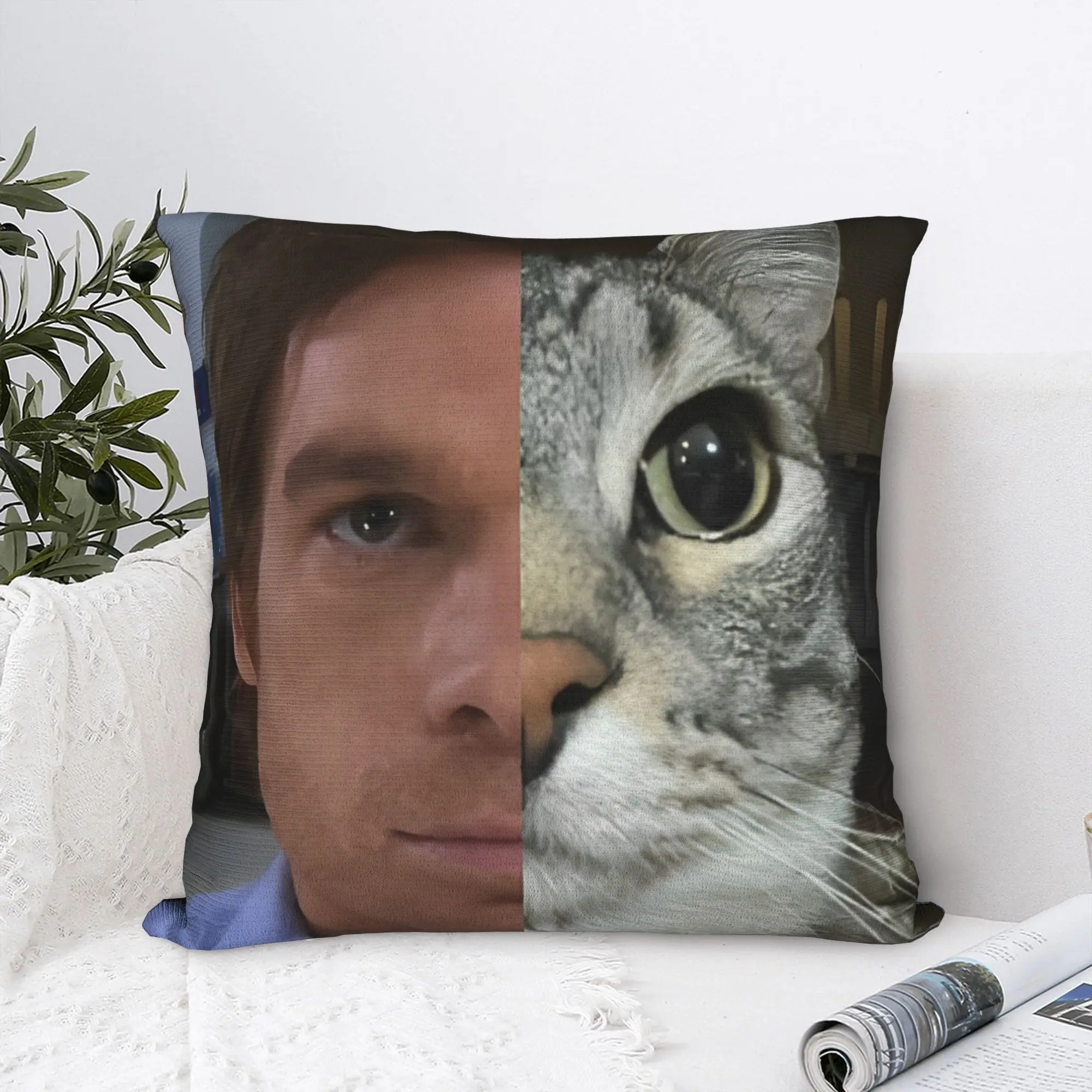 Dexter  Pillow Case  Retro Trendy Pillow Cover Soft Pillowcases For Chair Sofa Home Decor