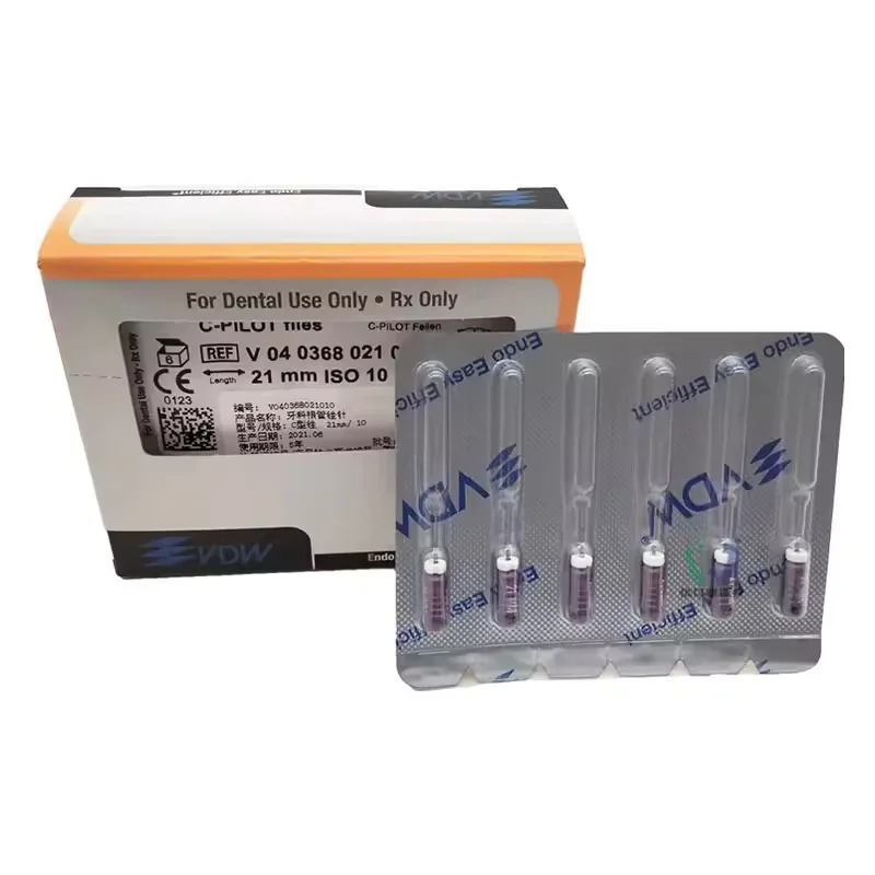 

VDW Original Type C Pioneer Root Canal File Sterile C-Pilot Hand Use Endodontic Treatment Tool for Dentistry
