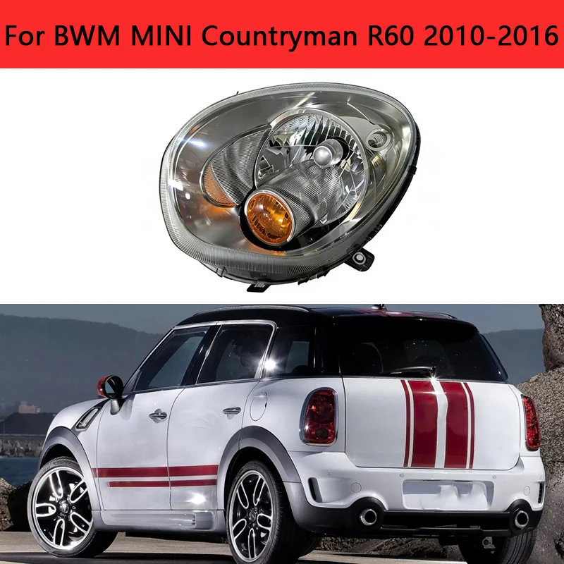 Car Accessories Headlights Headlight Head Lamp Without bulbs Replacement For BWM MINI Countryman R60 2010-2016 Halogen version
