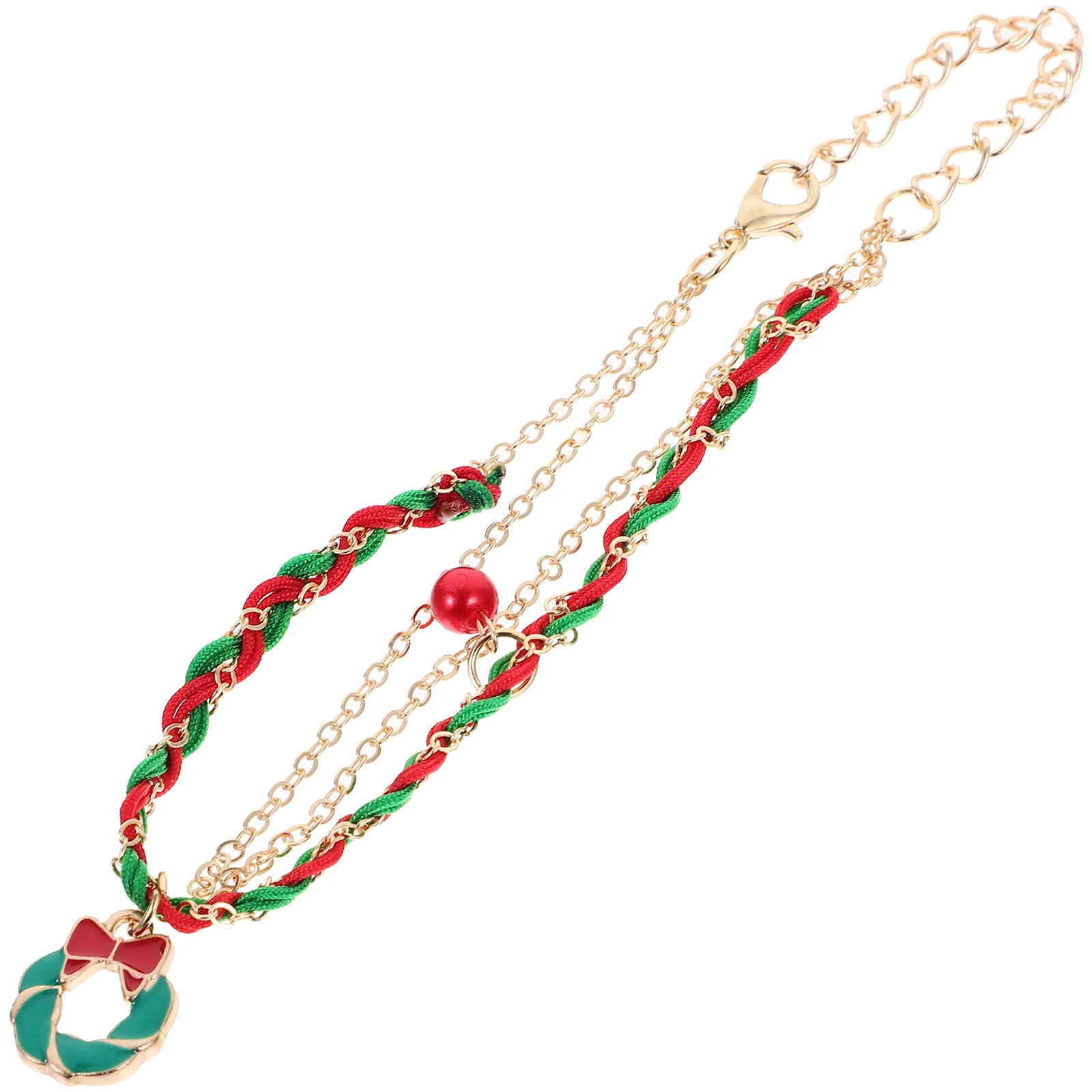 

Bracelet Handmade Chains Trendy Christmas Decor Matching Bracelets for Teen Girls Charm Women Jewellery Decorations