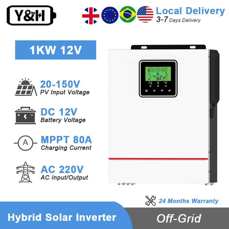 Y&H 1KW Hybrid Sola…