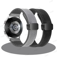22mm Silicone+Leather Strap For Amazfit GTR3 Pro/GTR 47 Band Watch For Huami Amazfit Pace/Stratos 3 2 2S/Bip 5/Balance Bracelet