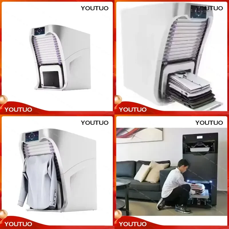 Folding Ironing Robot Clothing Machine Laundry Equipment White Durable Hot Selling Wholesale Product