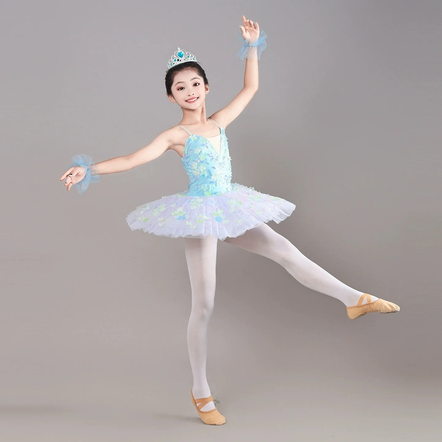 

Sky Blue Ballet Tutu Girls Dance Clothes Professional Swan Lake Ballerina Tutu Kids Modern Dance Party Ballet Costume Adult